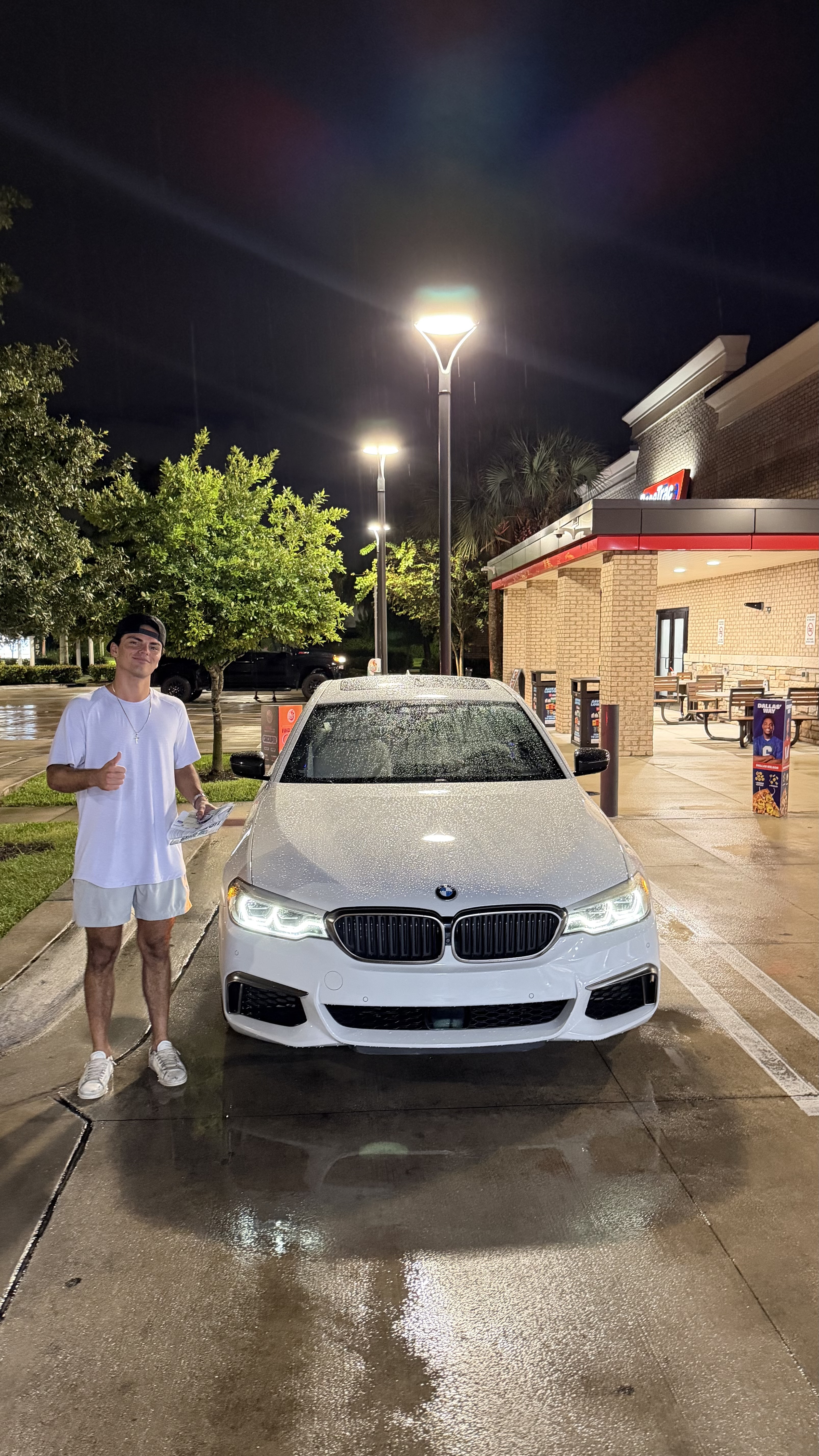 Customer handover of a 2018 BMW M550i xDrive