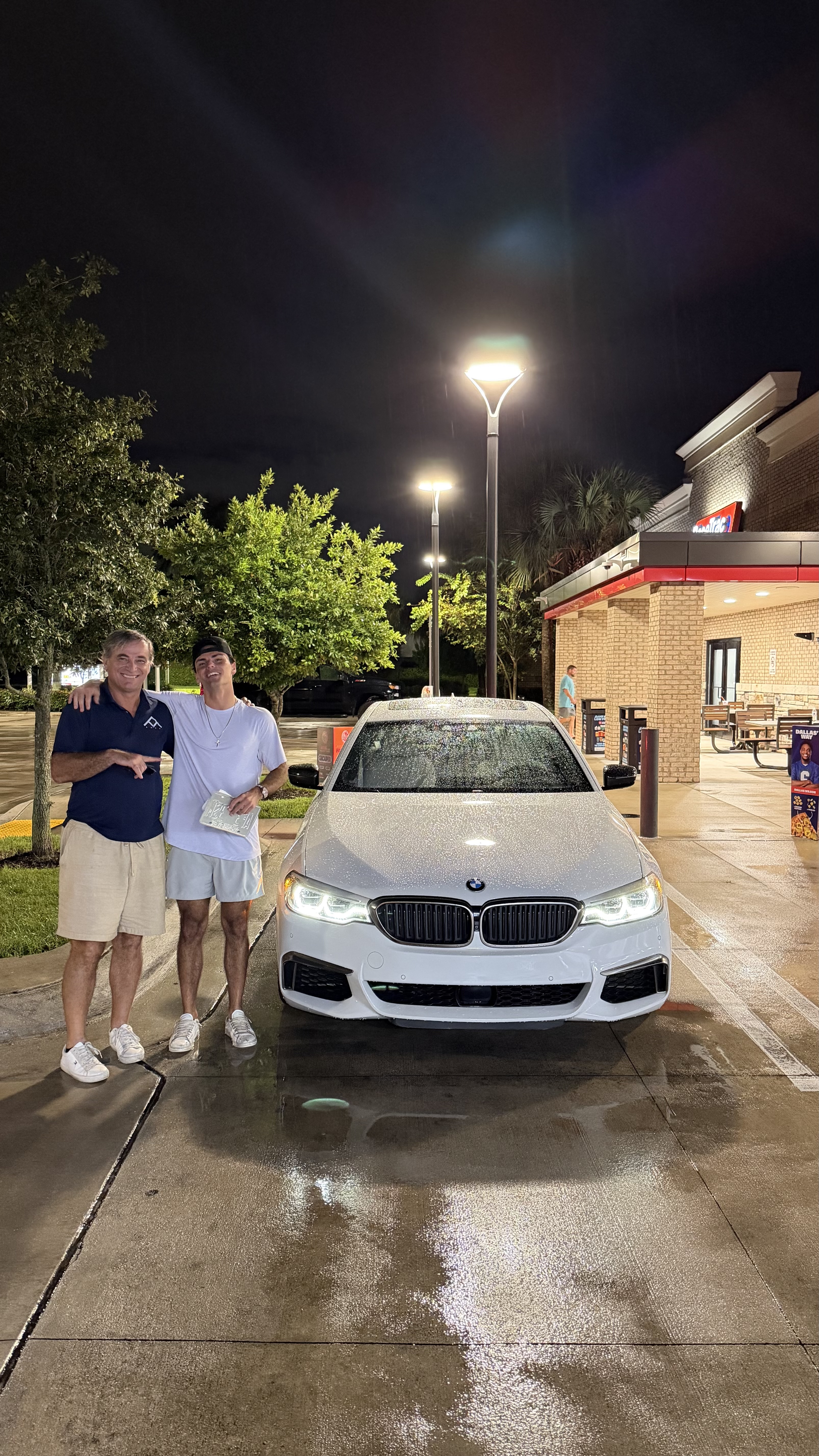 Customer delivery of a 2018 BMW M550i xDrive